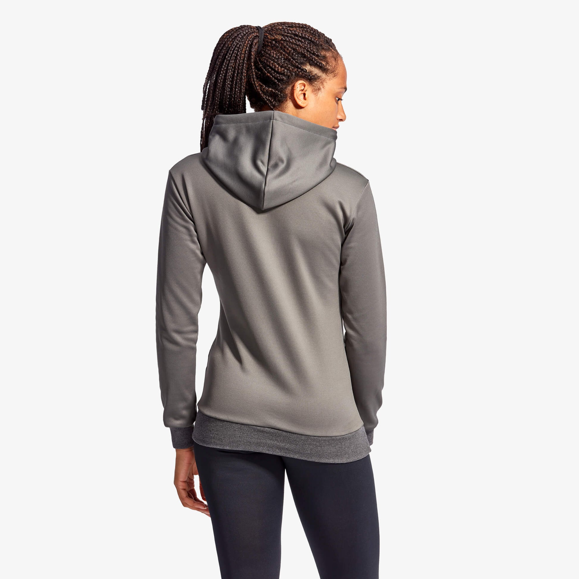 Stylish KYMIRA Women's Infrared Gym Hoodie, crafted with fitted cuffs and a large front pocket, ideal for active pursuits.