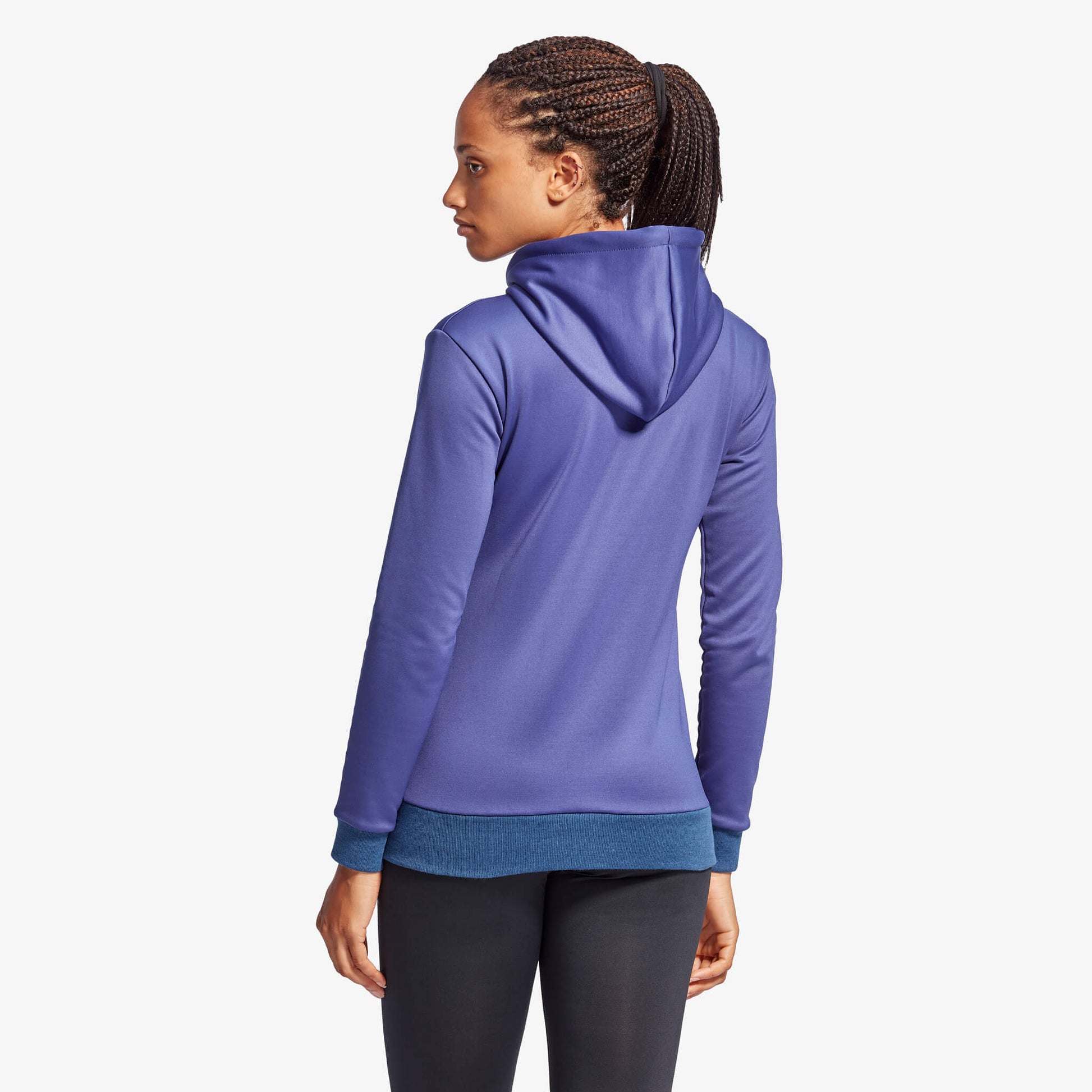 Lush KYMIRA Women's Infrared Gym Hoodie in action, demonstrating its infrared-emitting fabric that promotes warmth, recovery, and stylish athleticism.