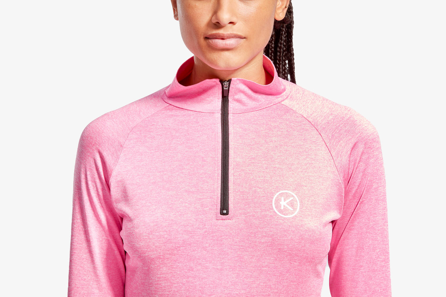 Versatile KYMIRA Women's Infrared 1/4 Zip Long Sleeve Performance Top, ideal for layering and stylish for any athletic occasion.