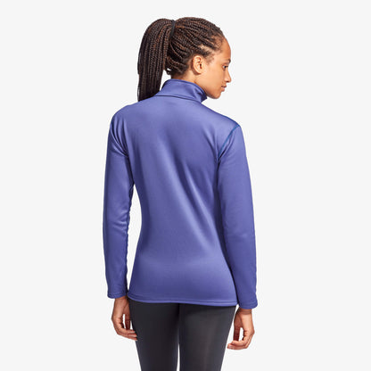 Elegant KYMIRA women's fleece in a sophisticated style, designed for warmth and recovery with infrared technology.