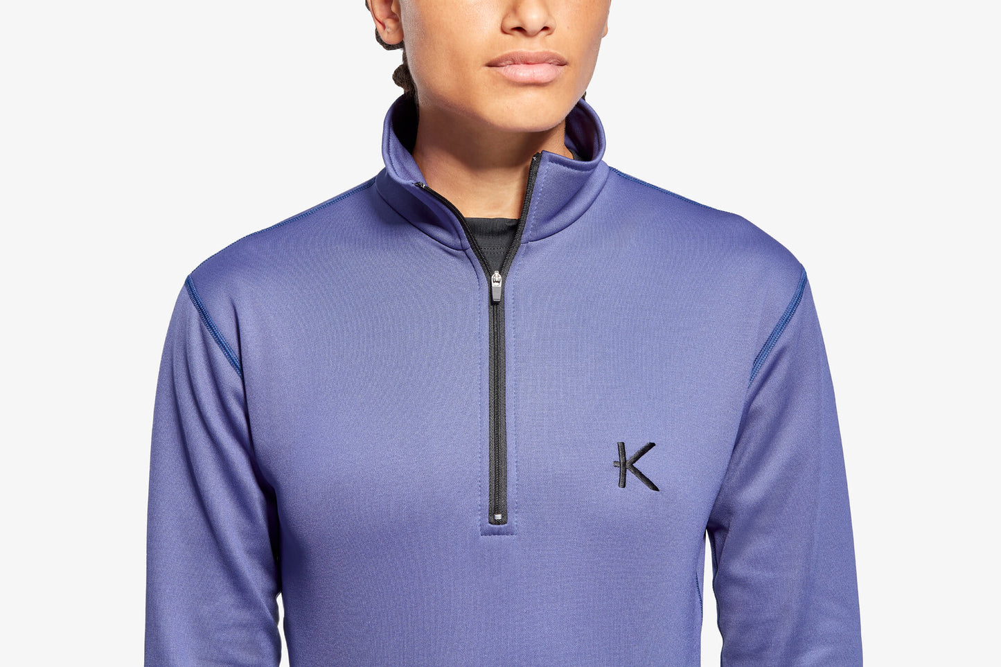 Luxury women's fleece jacket by KYMIRA, crafted with innovative KYnergy technology for enhanced blood circulation and body temperature regulation.