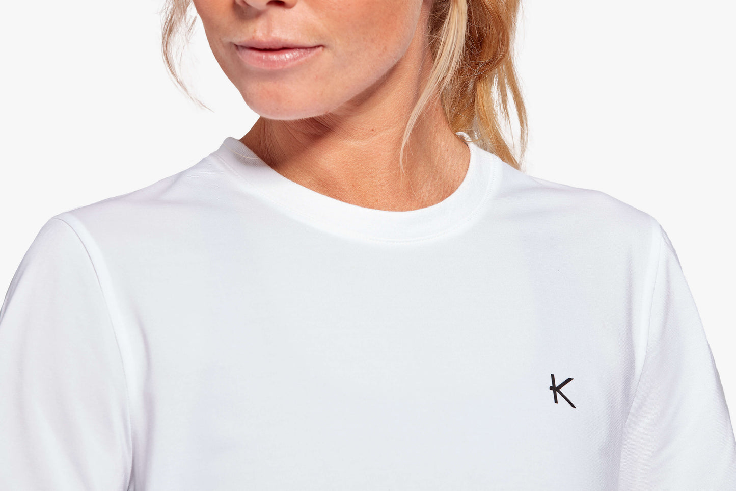 Luxury KYMIRA Women's Infrared Recovery T-Shirt in bold colourway, showcasing superior styling and comfort for active recovery.