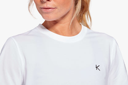 Luxury KYMIRA Women's Infrared Recovery T-Shirt in bold colourway, showcasing superior styling and comfort for active recovery.