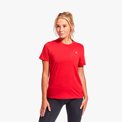 Luxury Women's Infrared Recovery T-Shirt by KYMIRA in bold colourway, designed for ultimate comfort and enhanced recovery.