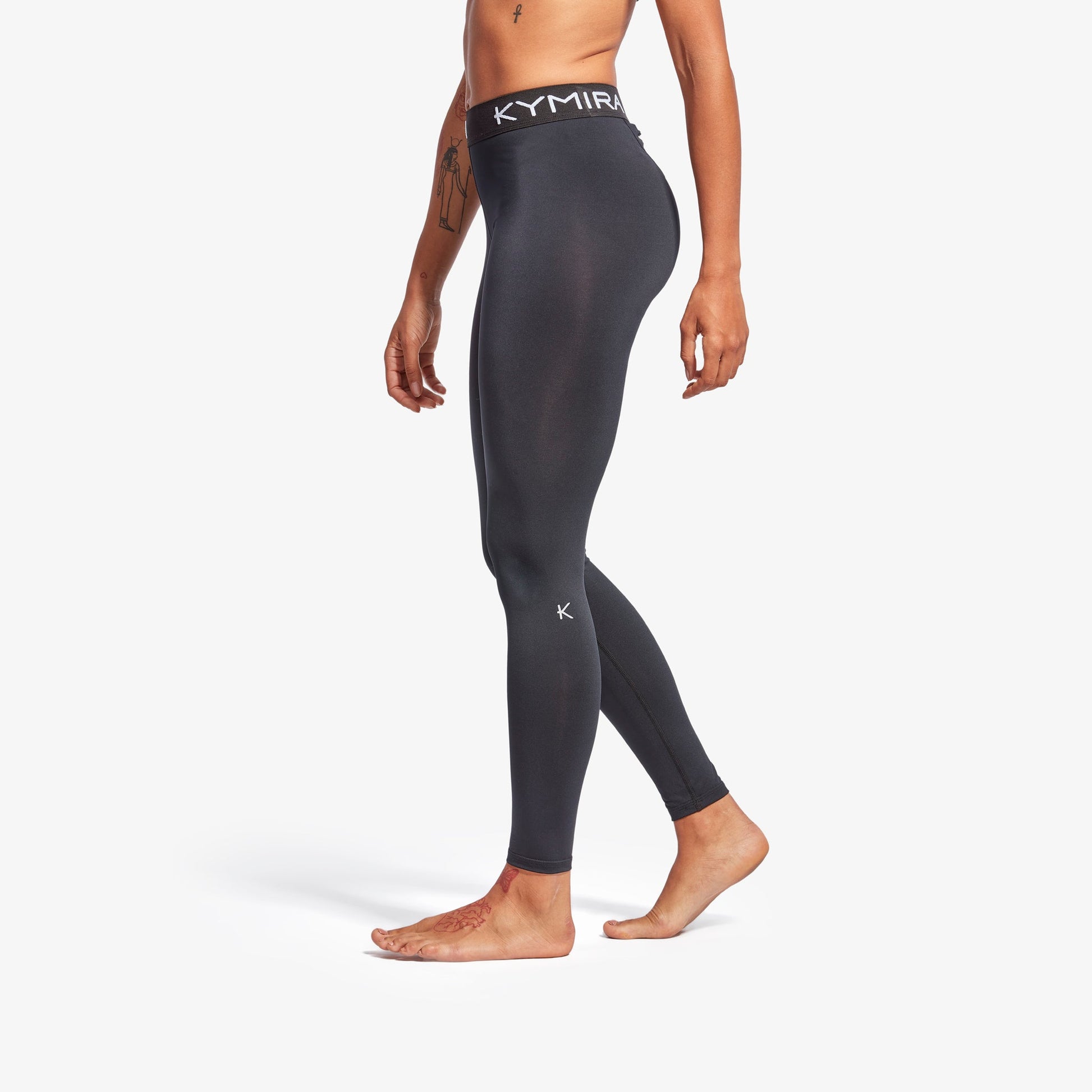 Women's KYMIRA Infrared Leggings displayed in various sizes, embodying elegance and functional design for modern athletes.
