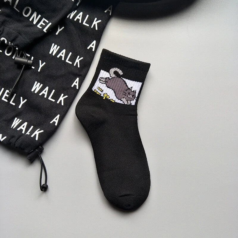 Hip Hop Long Socks for Women / Girls