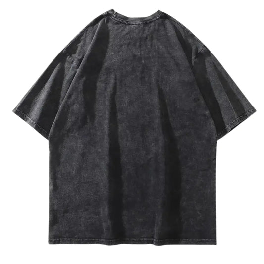 The back view of the Ironhead Graphic Tee, highlighting its high-quality fabric and relaxed fit, perfect for casual elegance and comfort.