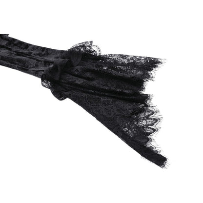 Close-up of delicate lace sleeves on the Dark In Love maxi dress, showcasing luxurious fabric and intricate details.