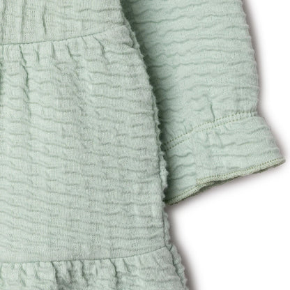HelloBaby Winter Cherry Dress - Green