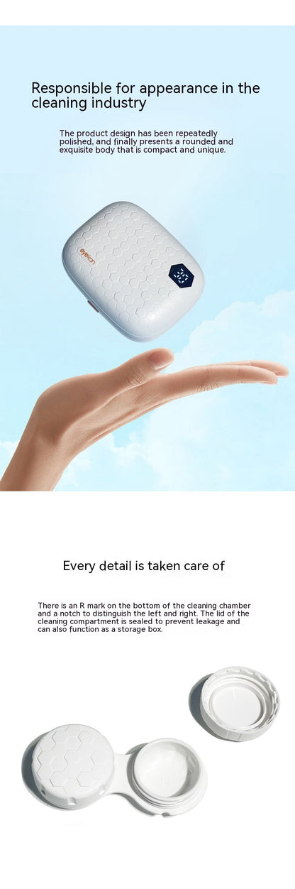 Automatic Cleaning Machine Electric Ultrasonic Flushing Instrument with a refined white finish, displaying LED technology for intelligent operation and a sleek modern aesthetic.