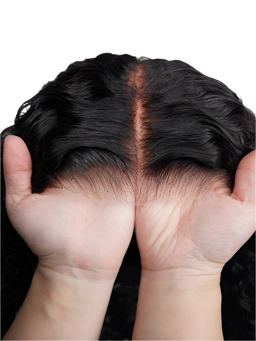 Luxurious glueless 6x6 lace closure bob wig featuring beautifully defined curly wave Brazilian human hair with bleached knots, perfect for a chic and elegant short hairstyle.