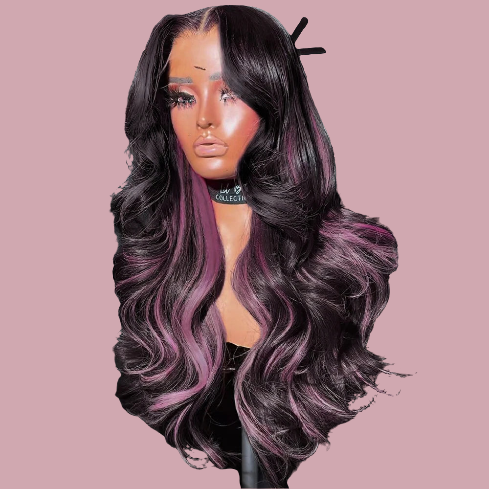 Detailed view of the lace and cap size of the high-quality honey blonde body wave lace front wig, designed for daily use.