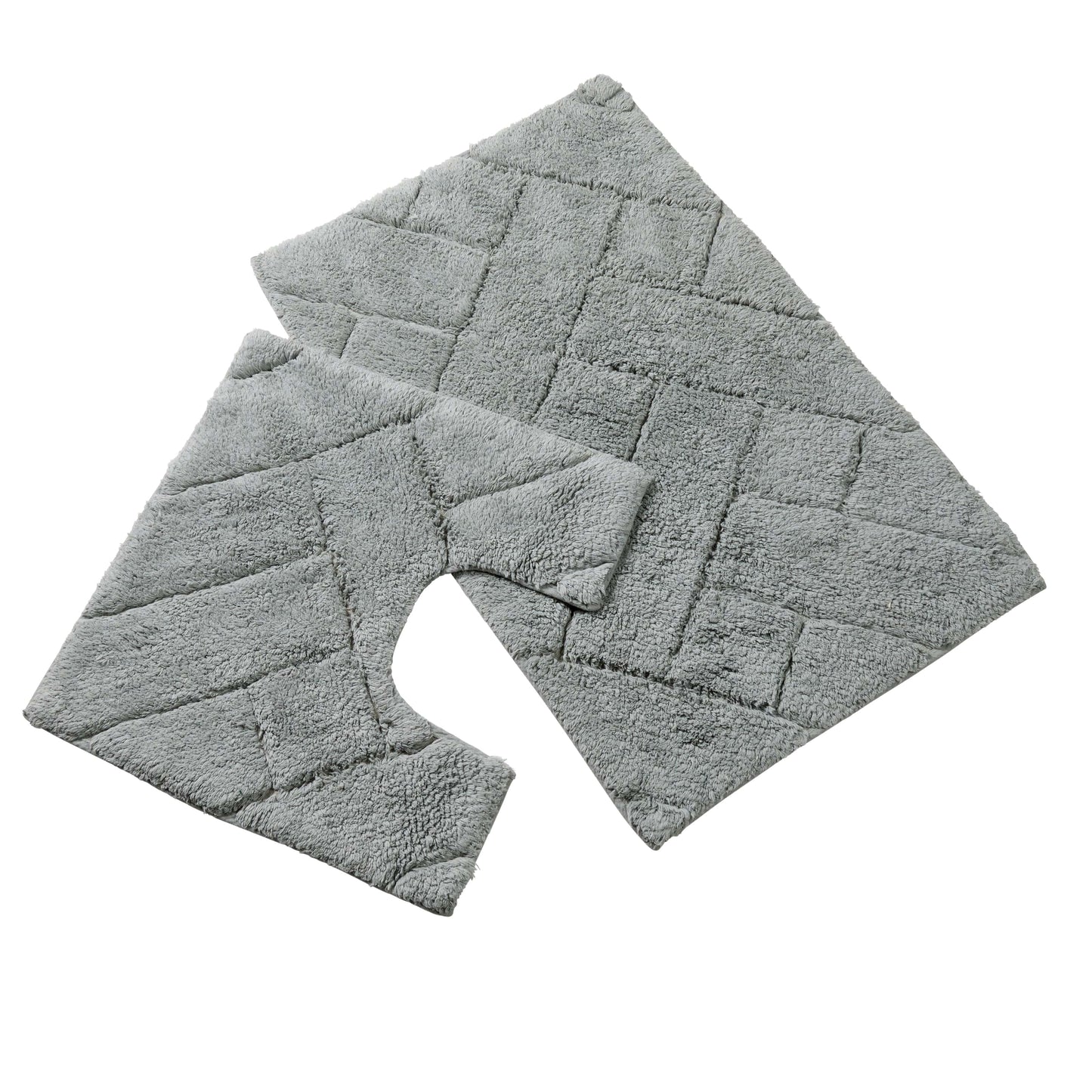 Super absorbent Bali Bath Mat & Pedestal Set on a pristine bathroom floor, designed for ultimate comfort and ease of care, epitomising luxury in everyday living.