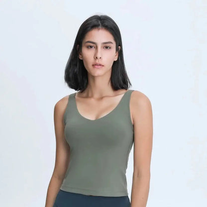 Elegant Women's Sleeveless Blouse Top by Dazzling Dreams Studio featuring a chic design, perfect for both casual and formal occasions.