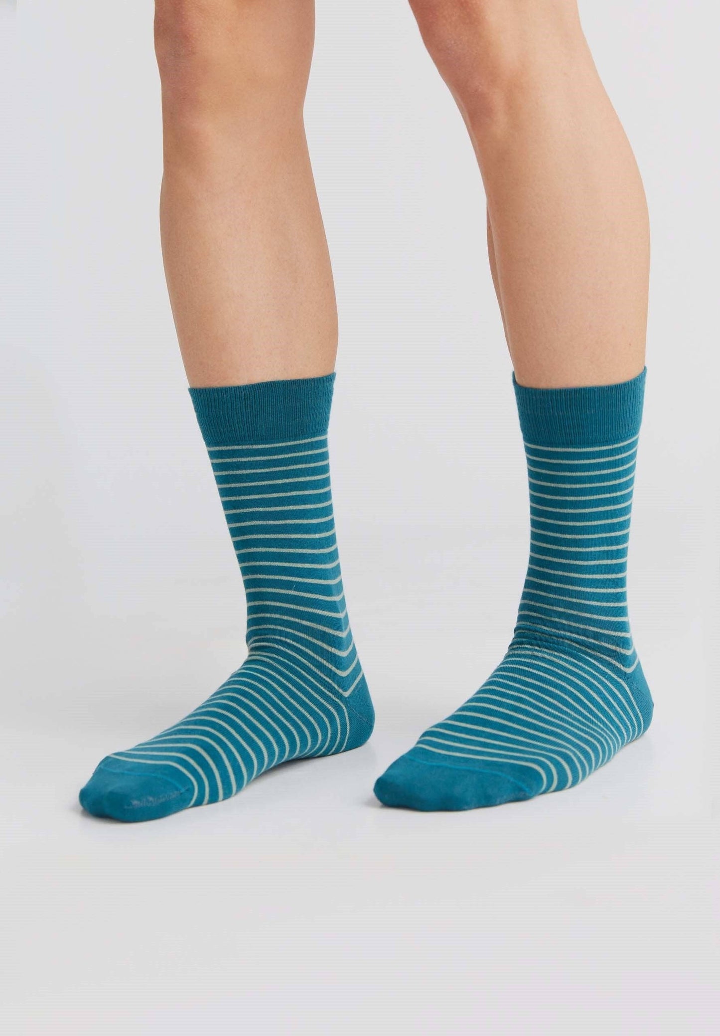 Stylish display of luxury organic cotton socks in assorted colours, ideal for comfort and everyday wear.