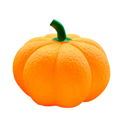 Pumpkin Halloween Decorative Night Light, a charming orange pumpkin design ideal for creating a warm, festive atmosphere in bedrooms and dormitories.