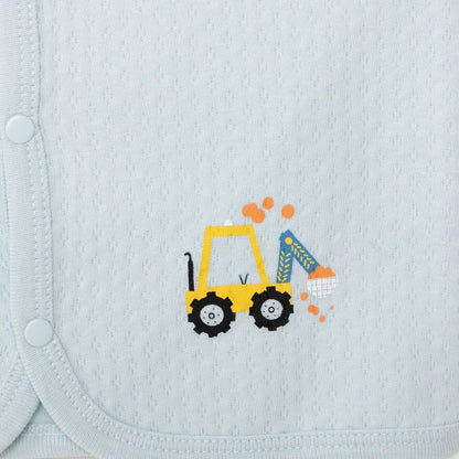 HelloBaby Boy Quilted Vest - Light Blue