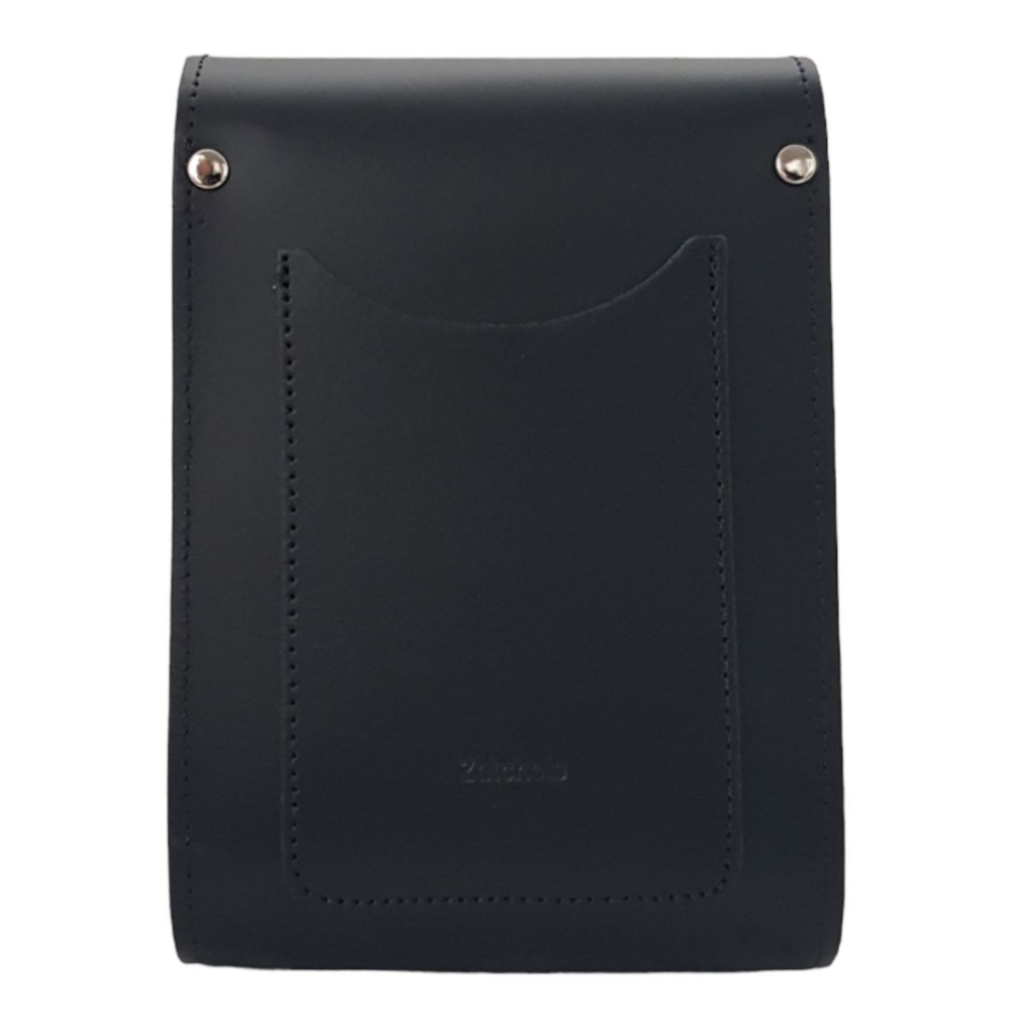 Versatile Handmade Leather Festival Phone Bag shown with adjustable and detachable strap options, styled for a chic cross-body look at an outdoor event.