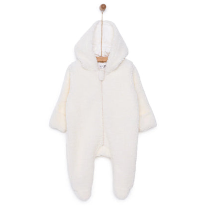 HelloBaby Newborn Unisex Baby Jumpsuit - Ecru