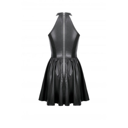 Close-up view of embroidered bodice design on the Dark In Love Valentina red velvet dress, showcasing ornate gothic details and rich textures.