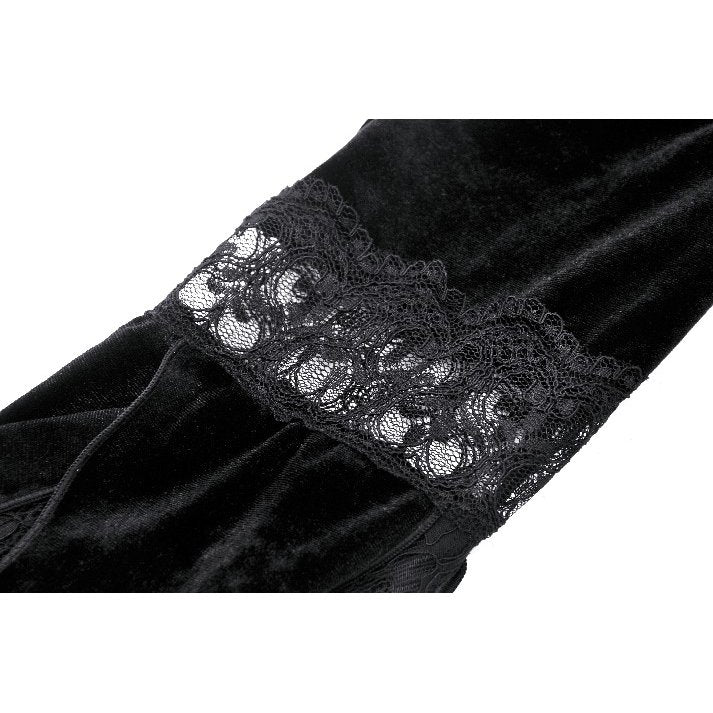 Model wearing Dark in Love Lavinia Shrug, highlighting its flowing bell sleeves and stylish design suitable for gothic and alternative fashion.