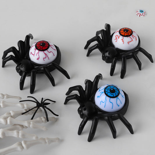 Halloween Spider Back Eye Beads Party Atmosphere Decorative Lights featuring an array of enchanting spider lights in striking colours, ideal for elevating your elegant Halloween celebrations.