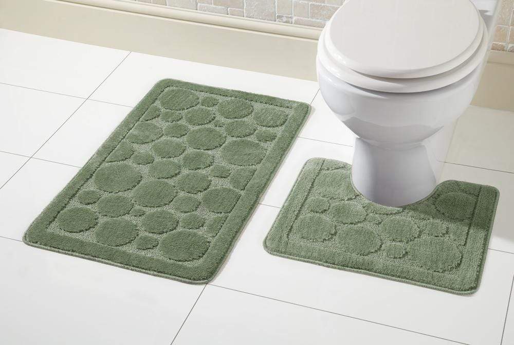 Cali Bath Mat Set in luxurious design, ideal for adding a spa-like comfort to your bathroom, combining functionality and elegance.