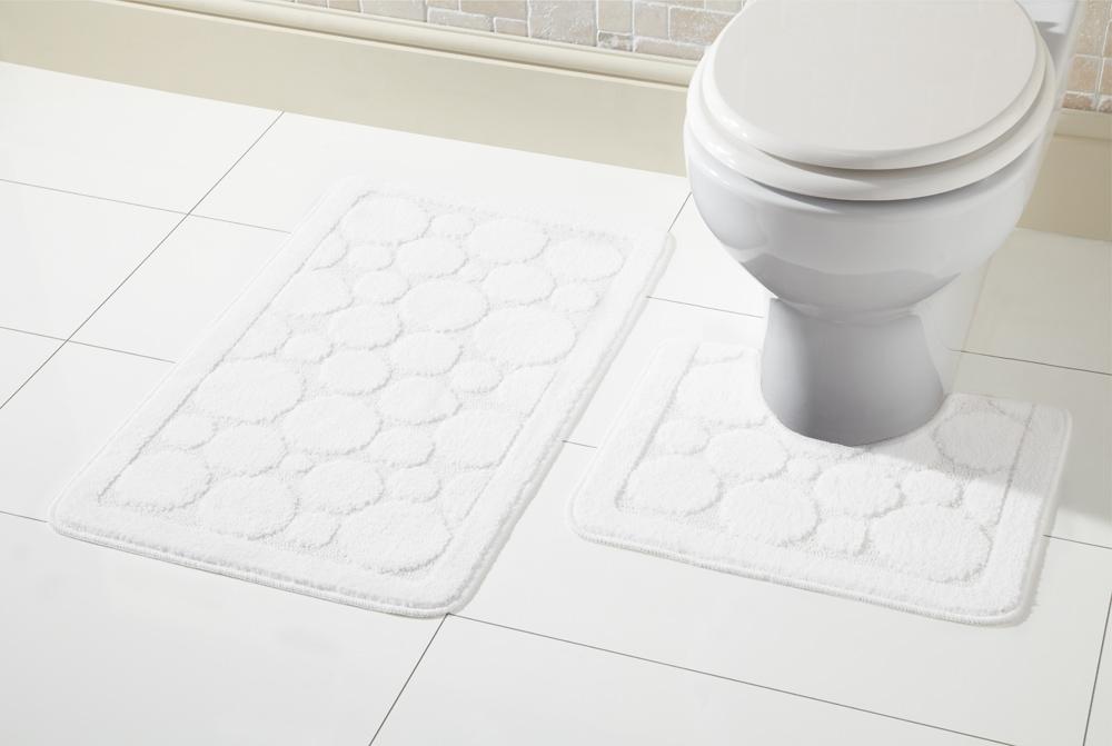 Multiple colour options of the Cali Bath Mat Set by OLIVIA ROCCO, adding a touch of sophistication to any bathroom theme.