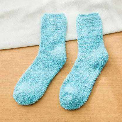 Luxury Women's Soft Fluffy Vibrant Socks by Dazzling Dreams Studio displayed in an elegant arrangement, showcasing their versatile design and exceptional comfort.