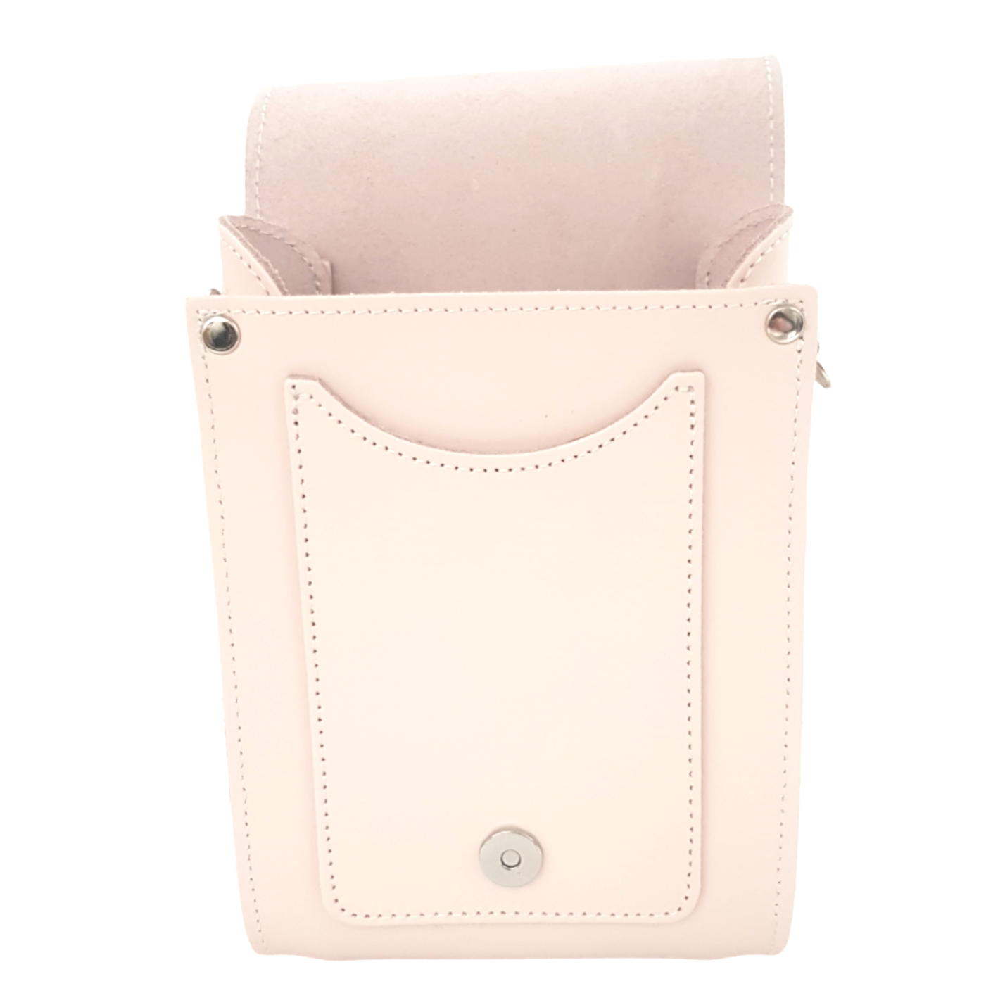 Versatile Handmade Cherry Blossom Leather Festival Phone Bag worn as a cross-body bag, exemplifying luxury and practicality for modern women.