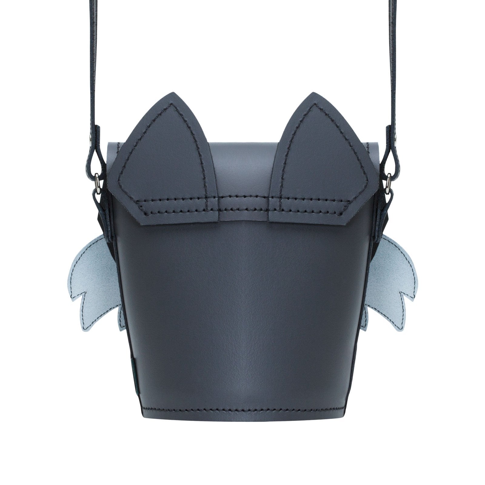 Elegant interior of the Chester Cat Handmade Leather Barrel Bag, featuring high-quality materials and personalisation option with leather tab.