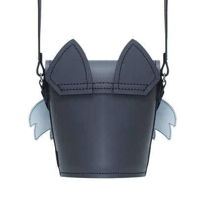 Elegant interior of the Chester Cat Handmade Leather Barrel Bag, featuring high-quality materials and personalisation option with leather tab.