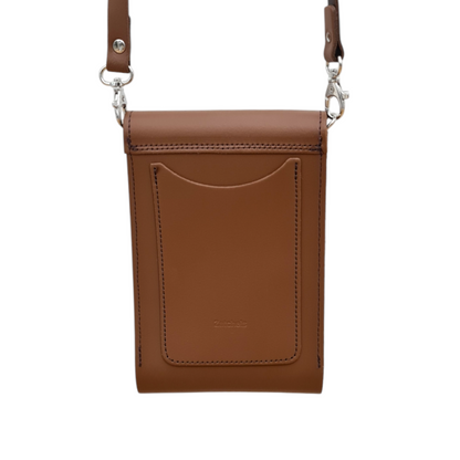 Customisation options for Zatchels Luxury Leather Crossbody Phone Case, showcasing various premium leather colours.