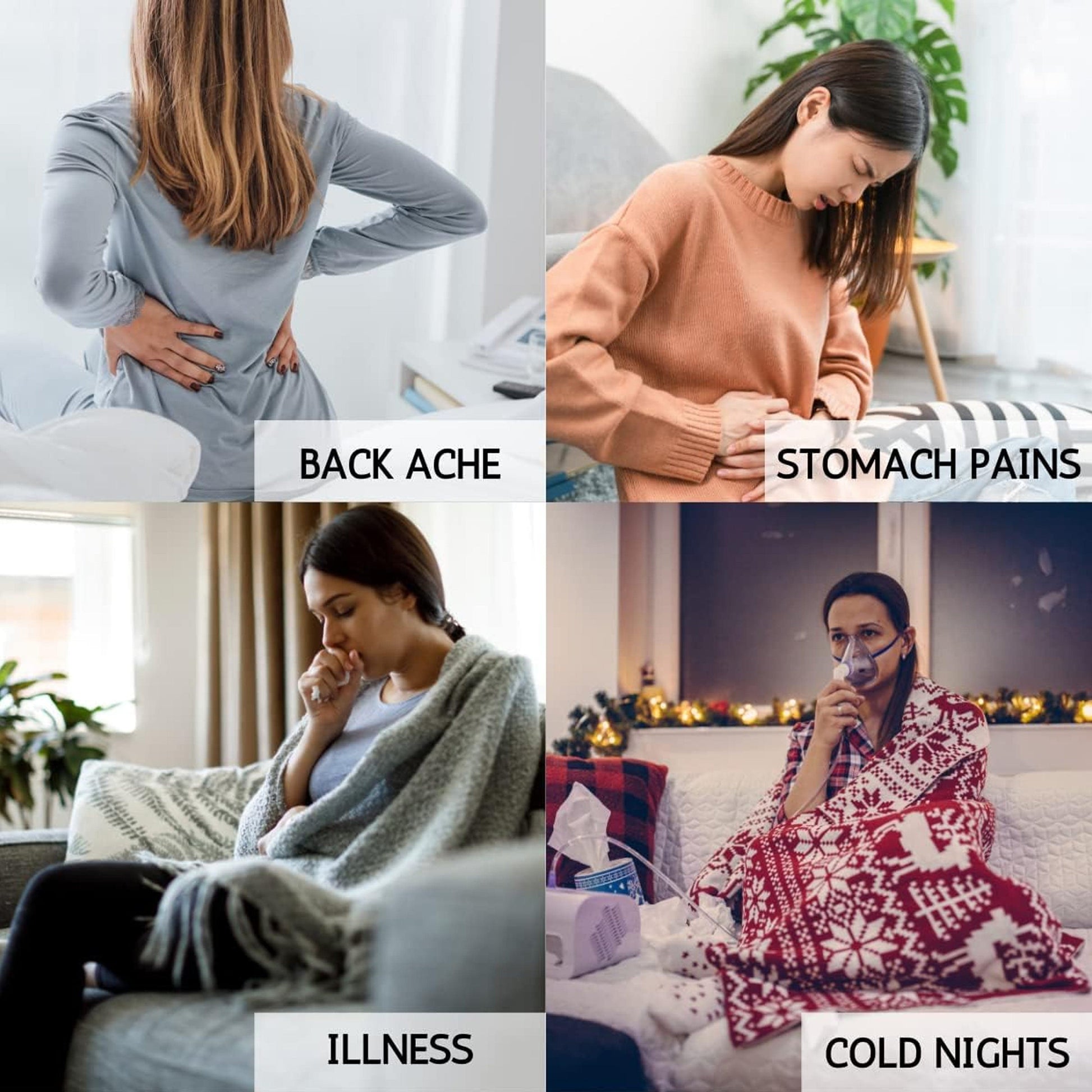 Elegant plush fleece cover featuring a delightful festive reindeer design, elevating comfort and style for a cosy winter experience with the hot water bottle.