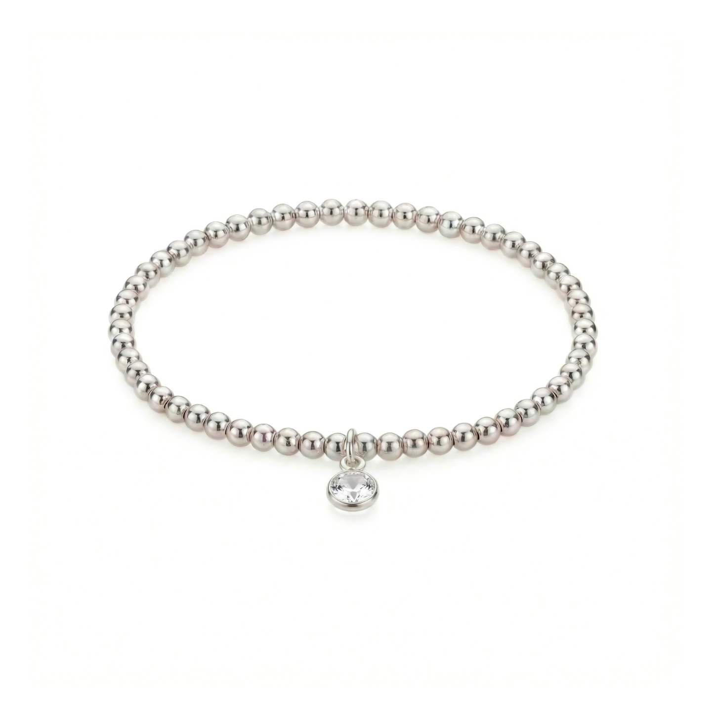 Clear Quartz April Birthstone Bracelet