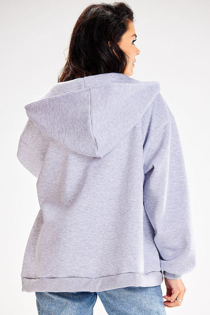 Comfortable Awama sweatshirt with spacious front pockets and a relaxed fit ideal for everyday elegance.