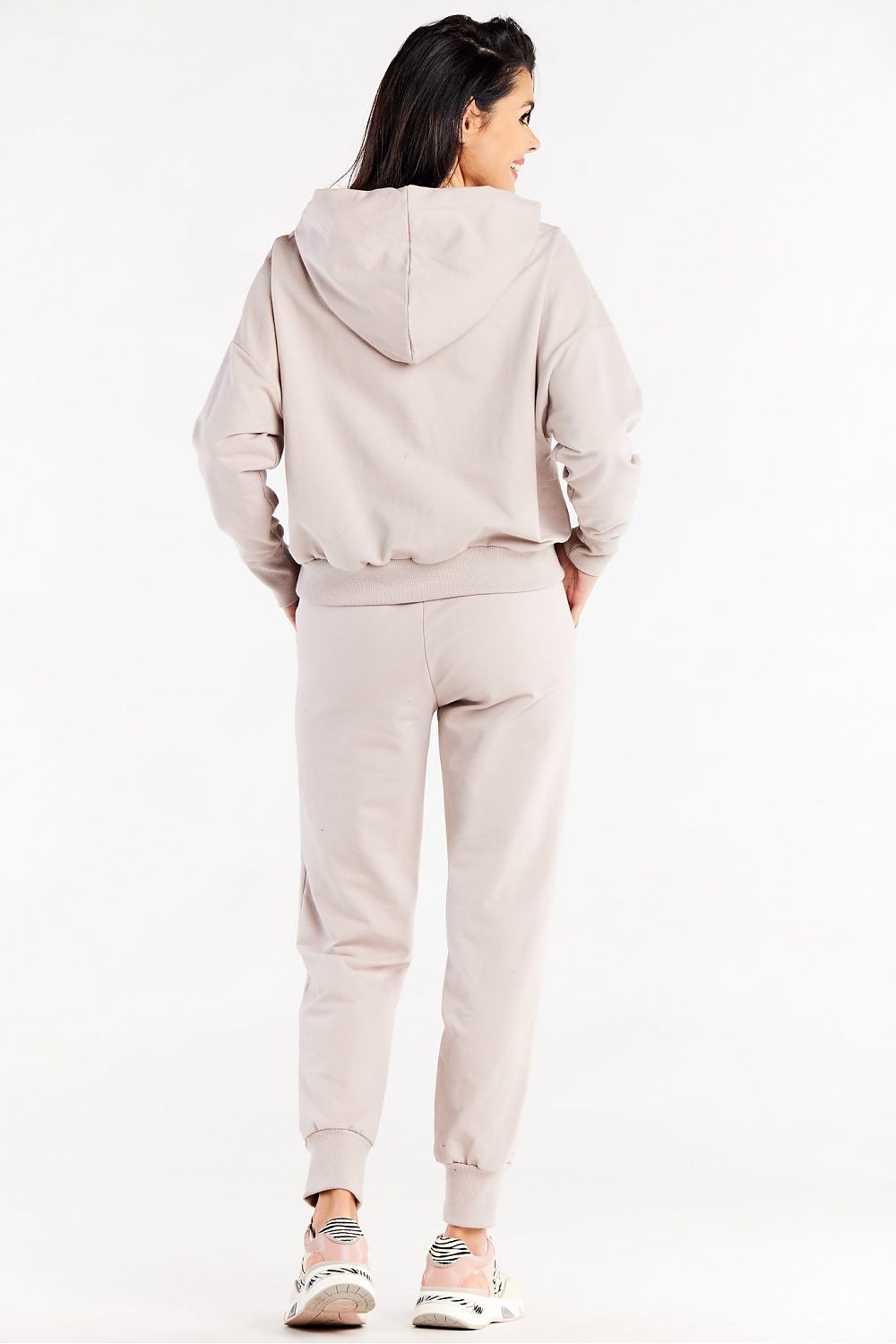 Luxury Infinite You Men's Straight Sweatpants with Elastic Waistband and Ribbed Cuffs, designed for refined casual wear.