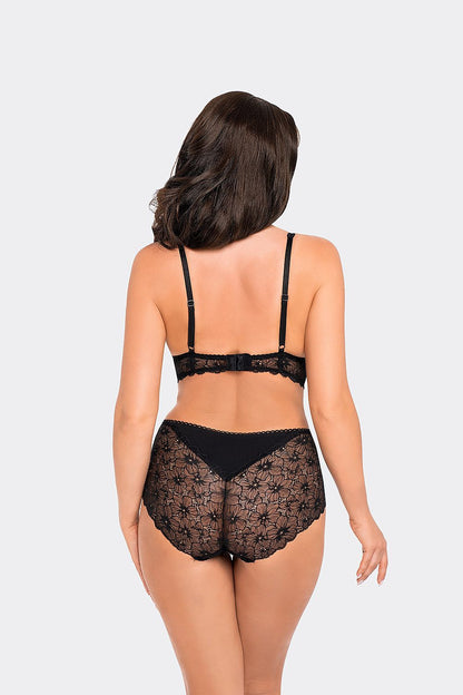 Comfortable and stylish High-Waisted BBL 190 Panties for women by Babell, featuring a breathable cotton blend and chic lace trim.