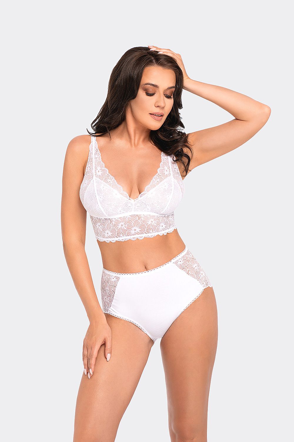 Sophisticated design of Babell High-Waisted BBL 190 Lace Trim Panties, crafted for ultimate comfort and a flattering fit.