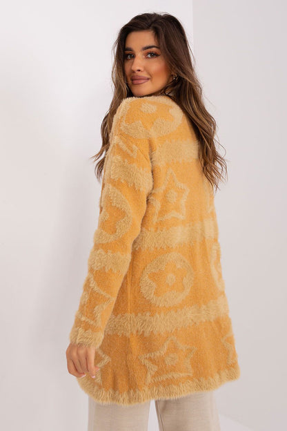 Versatile unbuttoned long sleeve cardigan from AT, perfect for pairing with jeans, skirts, or dresses for a stylish look.