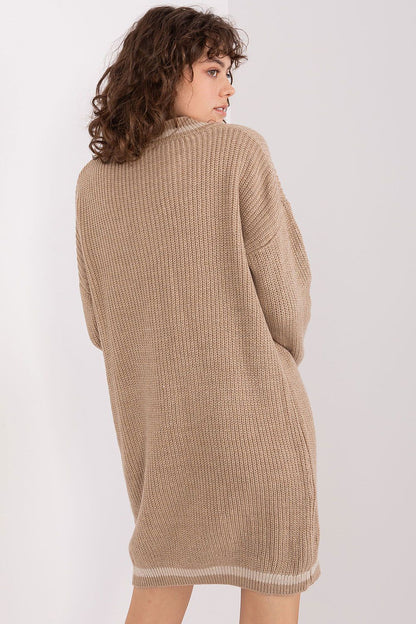 Badu oversized knit dress modelled on a stylish figure, demonstrating effortless fashion and comfort for everyday wear.