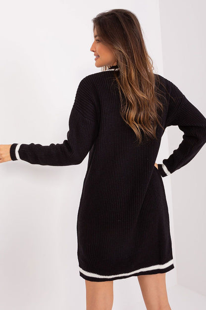 Stylish long sleeve knit dress by Badu, featuring a unique heart neckline perfect for women who value comfort.