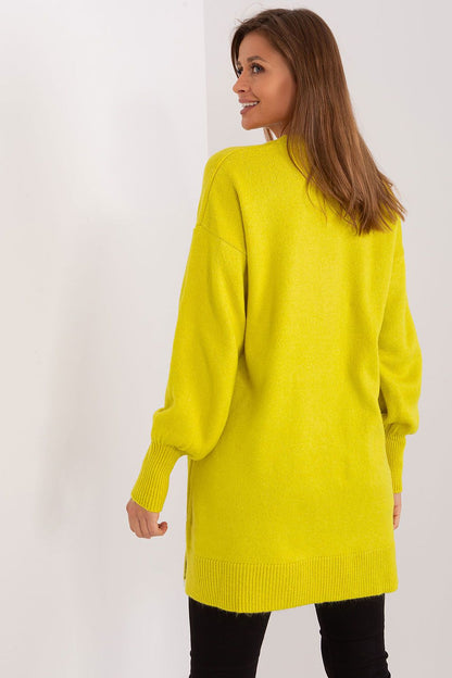 Luxurious Women's Jumper in soft acrylic by Factory Price, designed for a flattering long cut ideal for both professional and casual settings.