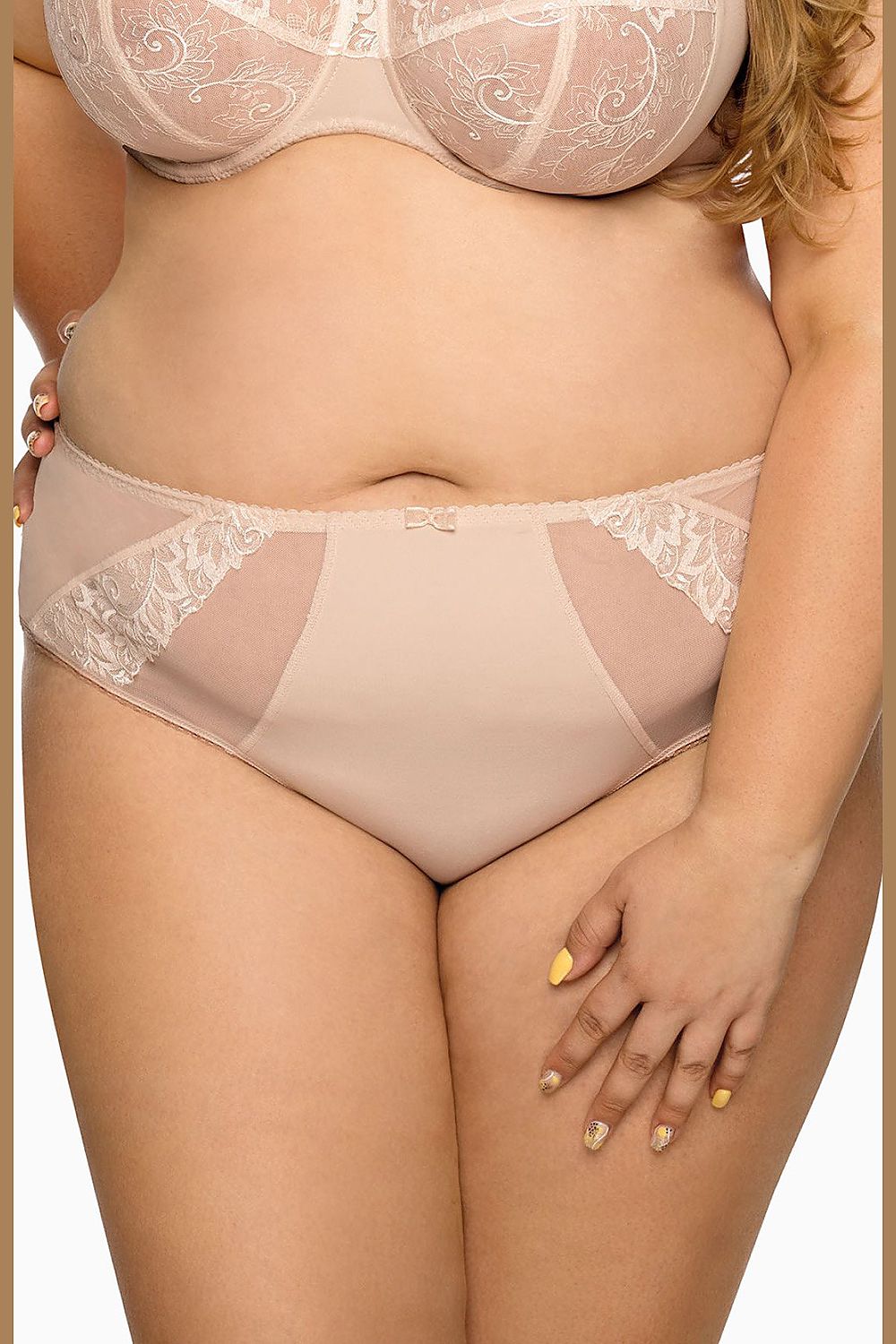 Sophisticated Bella Misteria classic full briefs crafted from soft microfiber, highlighted by unique embroidery, ideal for refined lingerie collection.