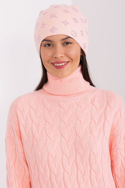 Soft and warm Women's Cashmere Blend Beanie by AT, designed with comfort and elegance in mind for winter wear.