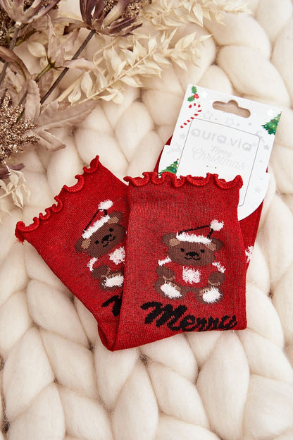 Beautifully designed Women's Christmas Glitter Socks by Step in Style, perfect as a stylish holiday gift.