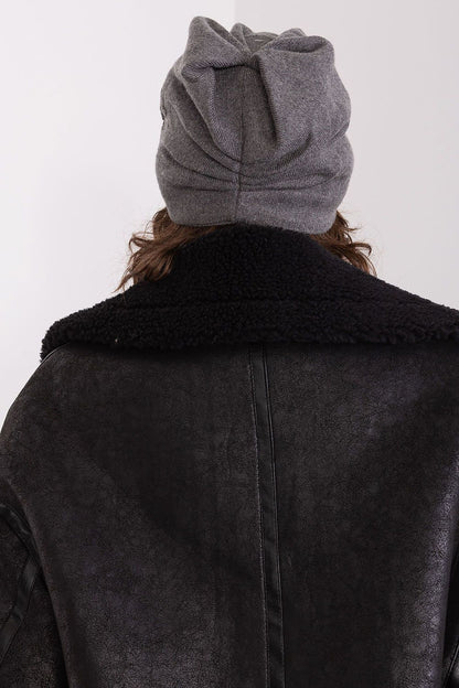 PLuxurious warm women's beanie hat with rhinestone details from AT, crafted in a soft cashmere blend.