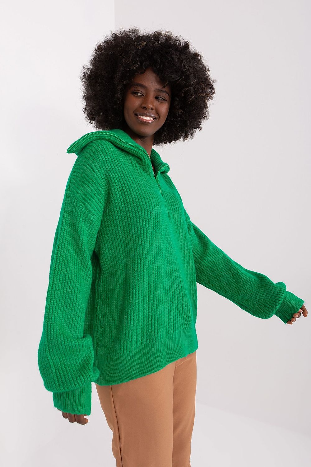 Badu luxury turtleneck sweater displayed on a stylish mannequin, illustrating its versatile fit for casual and formal occasions.
