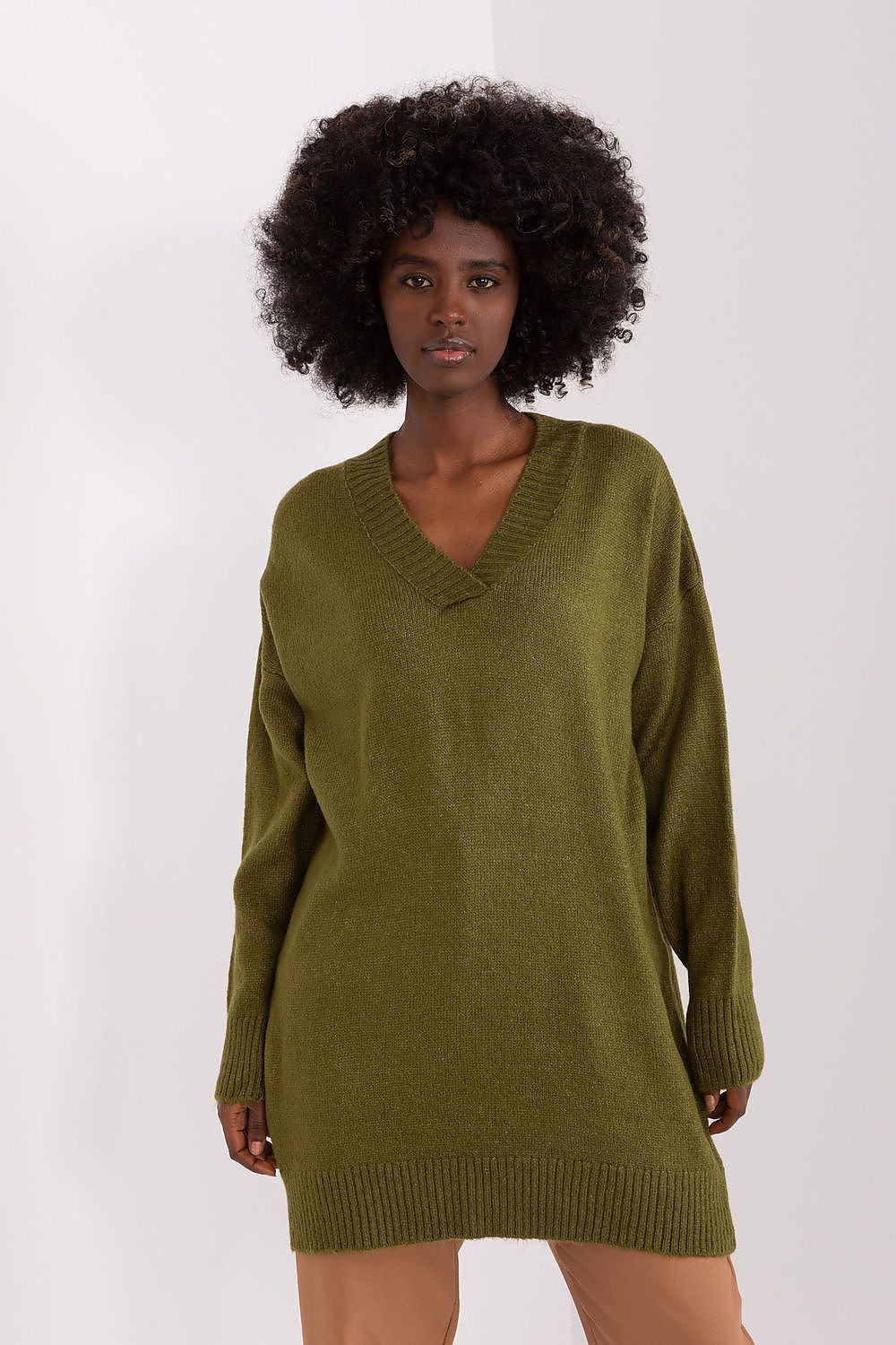 Elegant Women's Acrylic Blend Sweater by Badu featuring a heart neckline and classic cut, ideal for timeless style and luxury comfort.