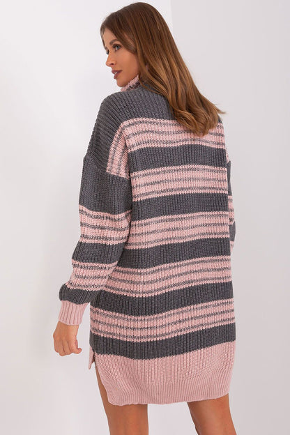 Comfortable oversized knit dress with long sleeves by Badu, perfect for sophisticated casual wear.